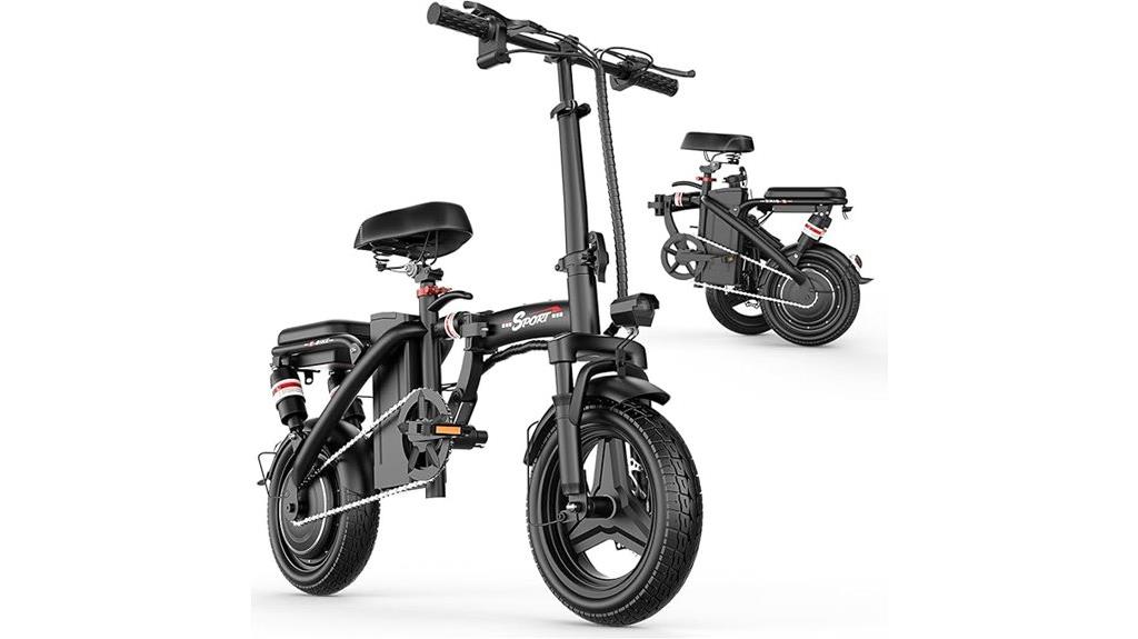 650w 48v folding bike