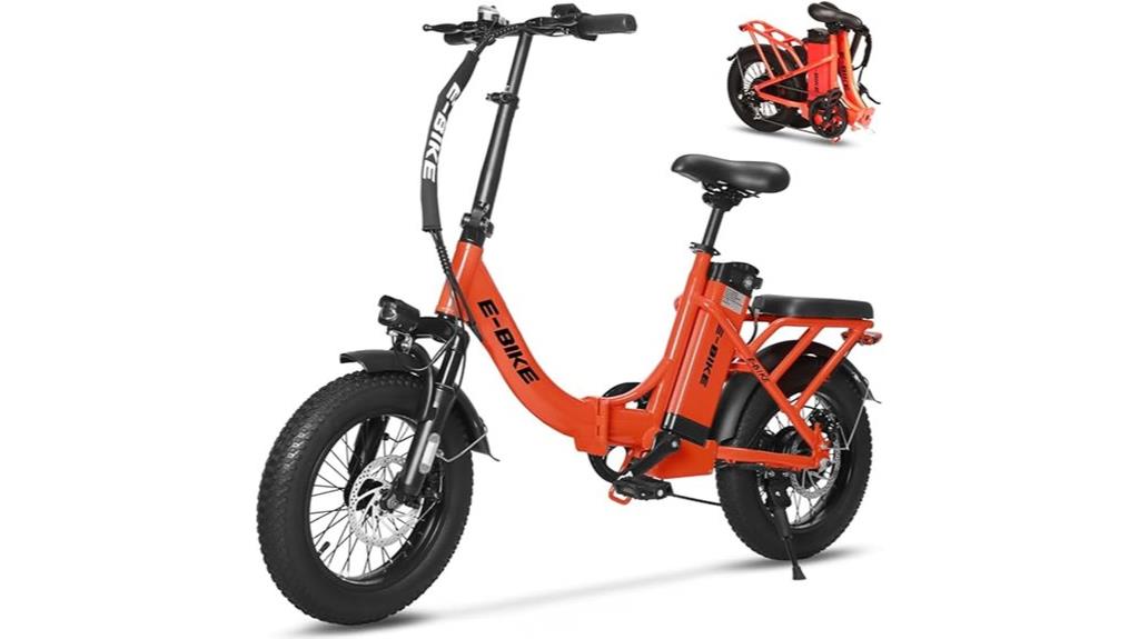 750w foldable electric bike