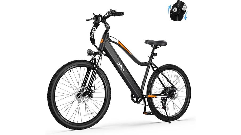 adult 26 ebike with removable battery