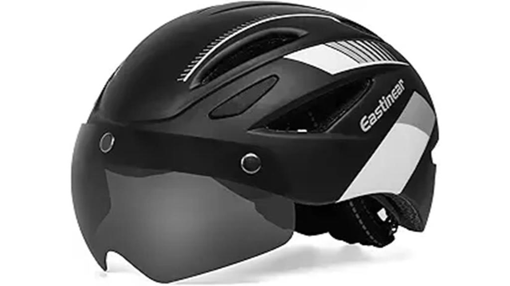 adult bike helmet with accessories
