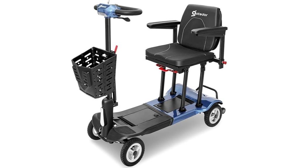 adult lightweight folding scooter