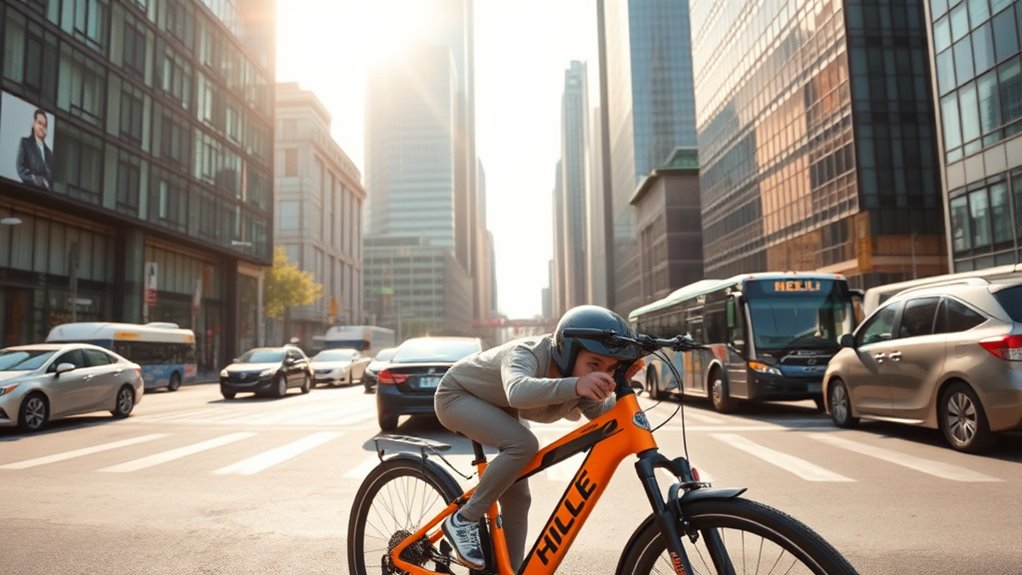 bike commuting reduces traffic