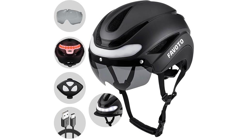 bike helmet with turn signals