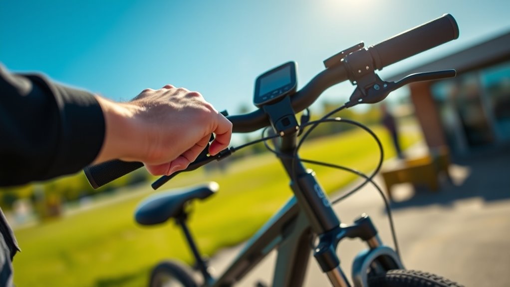 bike inspection during ride
