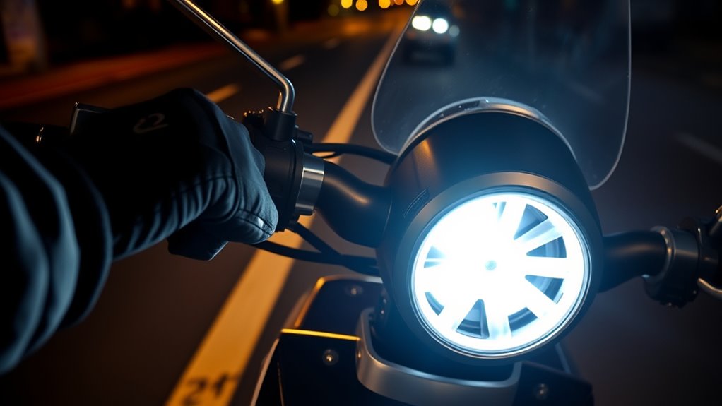 bright efficient scooter lighting