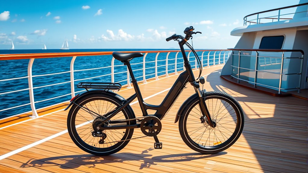 bring foldable bike onboard