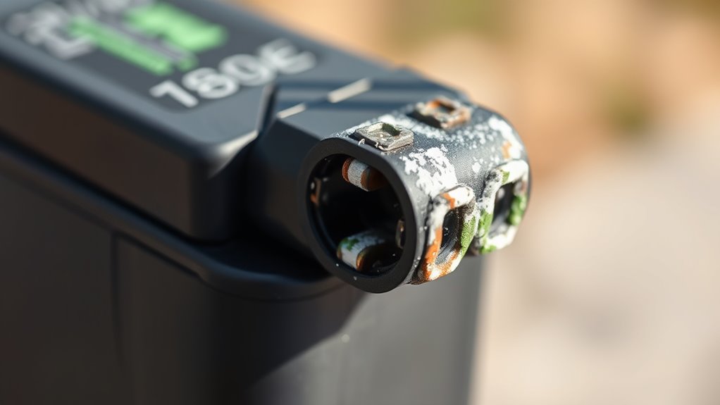 check for battery corrosion