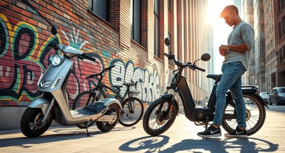 choosing between e scooter and e bike