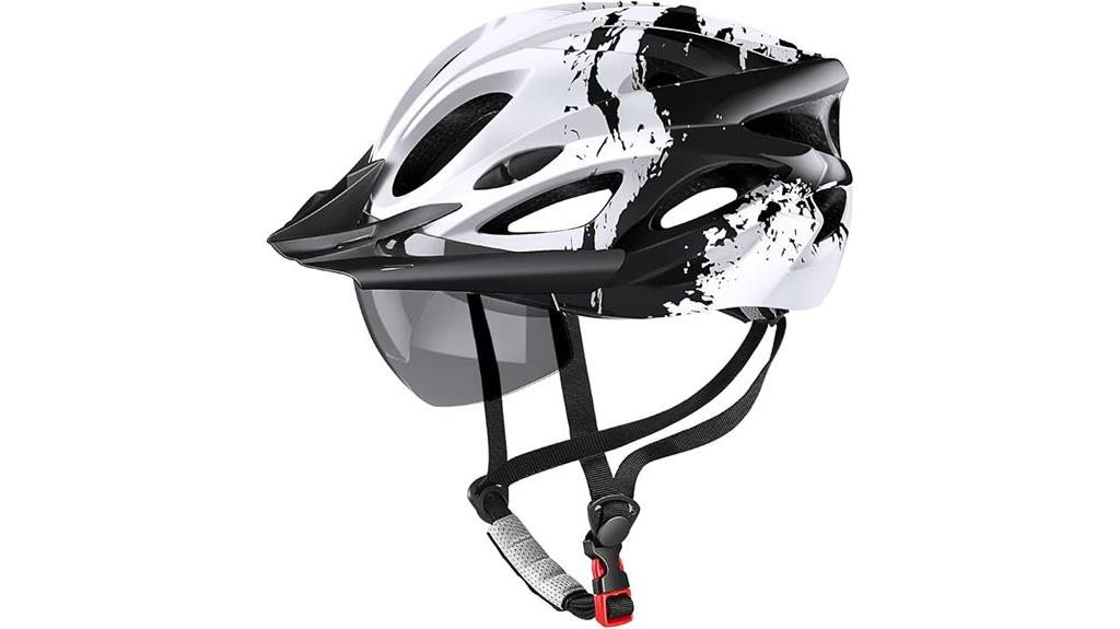 cycling helmet with accessories