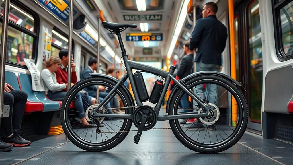 e bike bus tram regulations