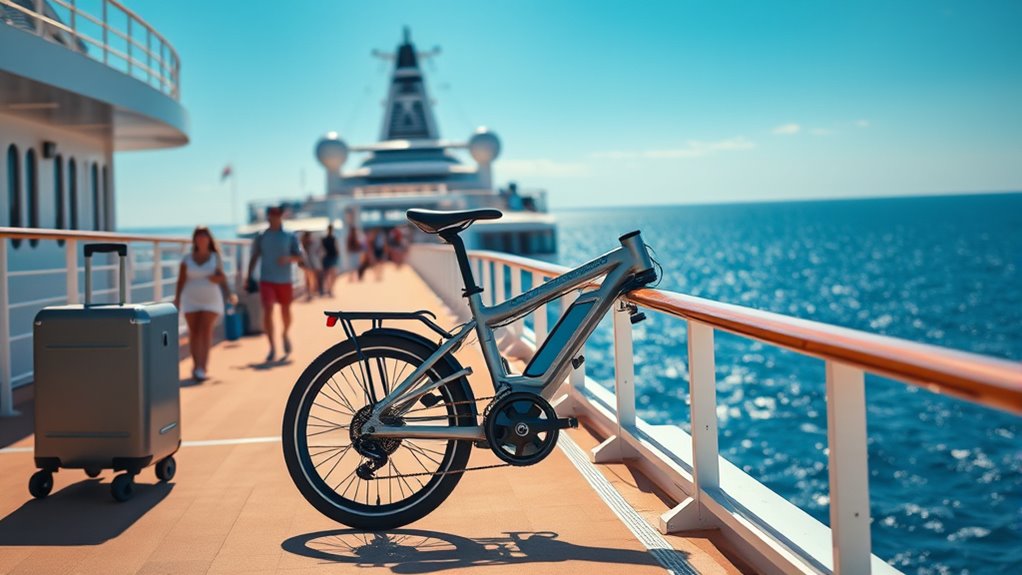 e bike cruise ship preparations