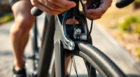 e bike disc brake adjustment
