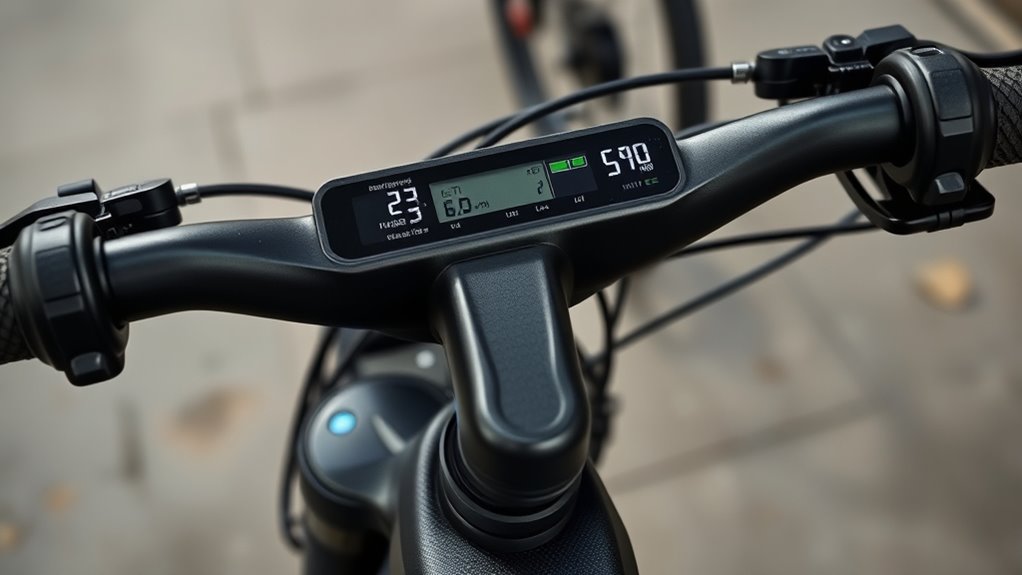 e bike display and controls