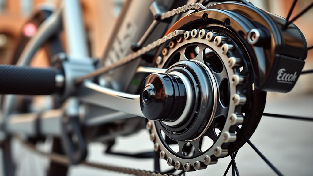 e bike motor and gears