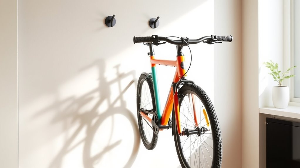 efficient space saving bike storage
