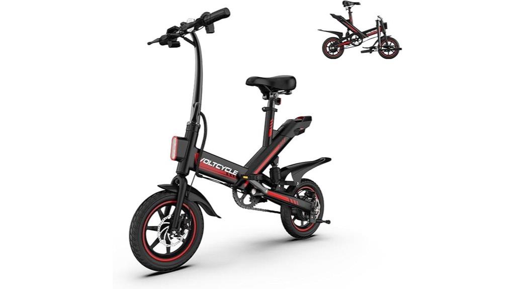 electric foldable adult bike