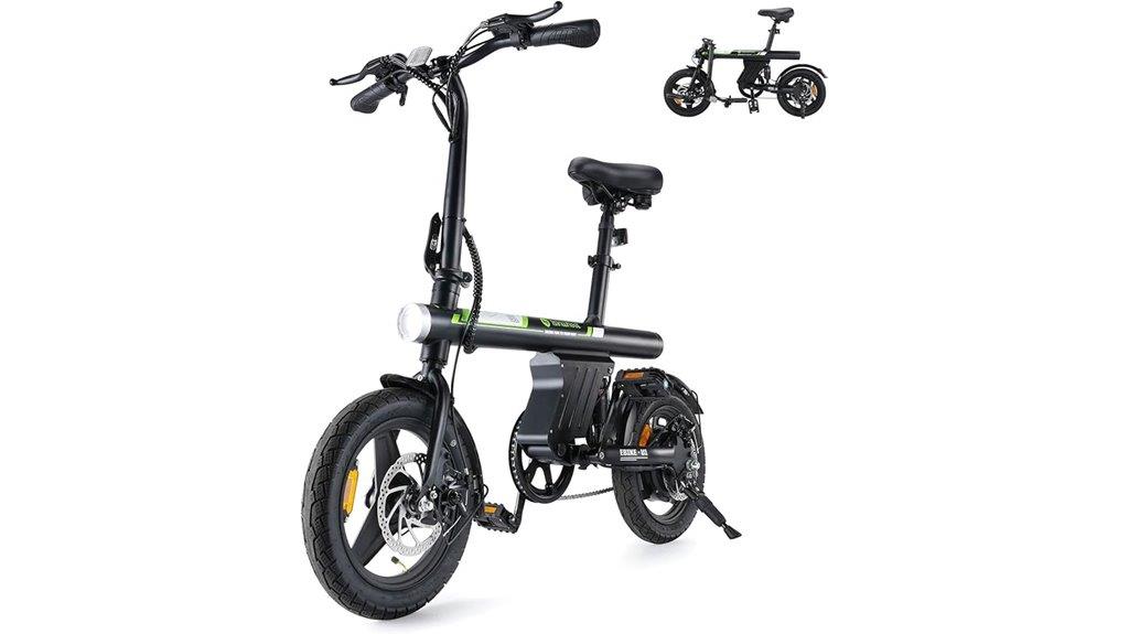 electric folding adult bike