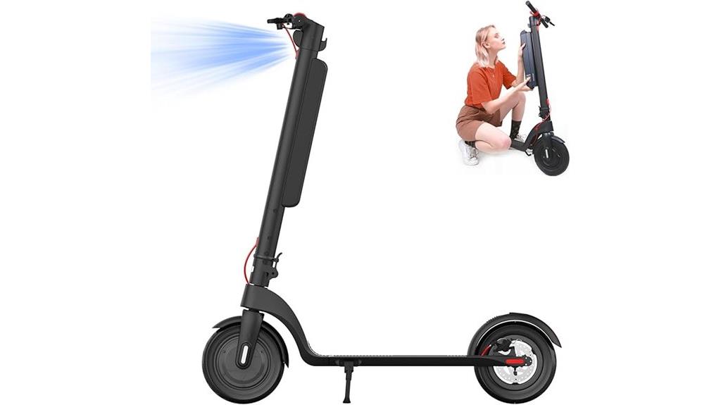 electric scooter with removable battery