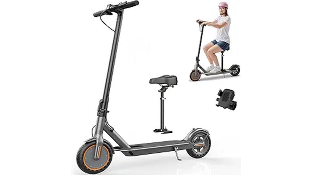 electric scooter with seat
