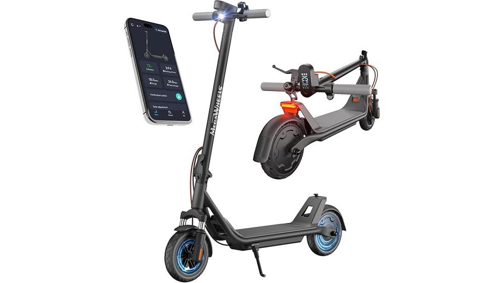 electric scooter with suspension