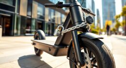 electric scooters with locks