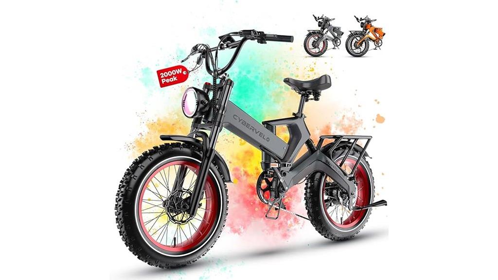 foldable 1000w electric bike