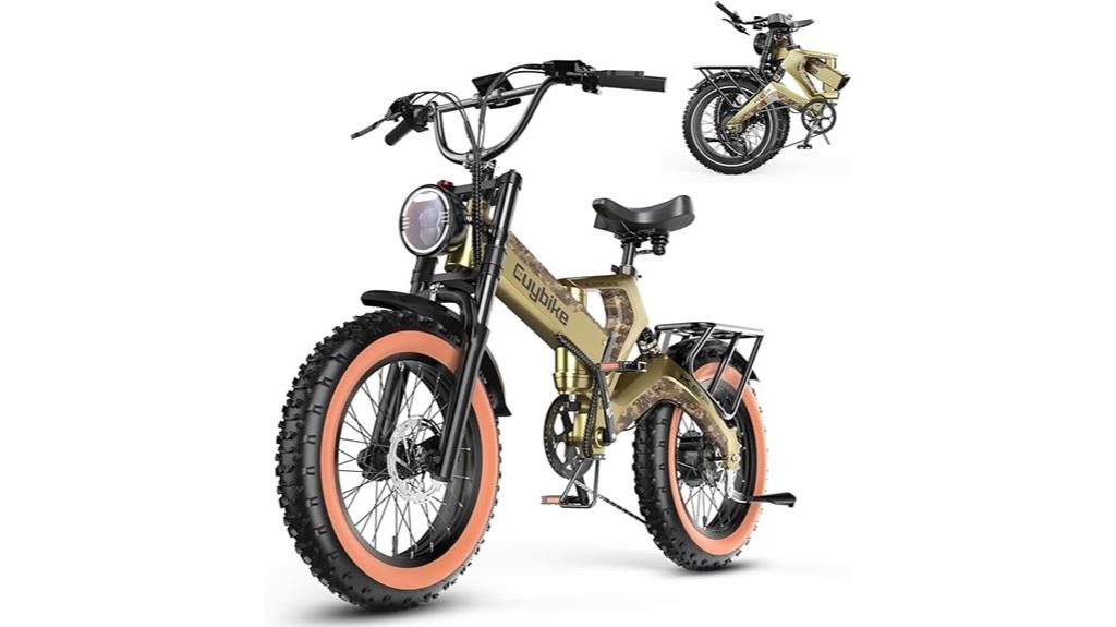 foldable 1500w adult bike