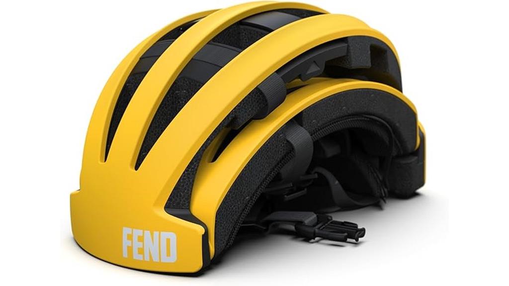 foldable bike helmet design