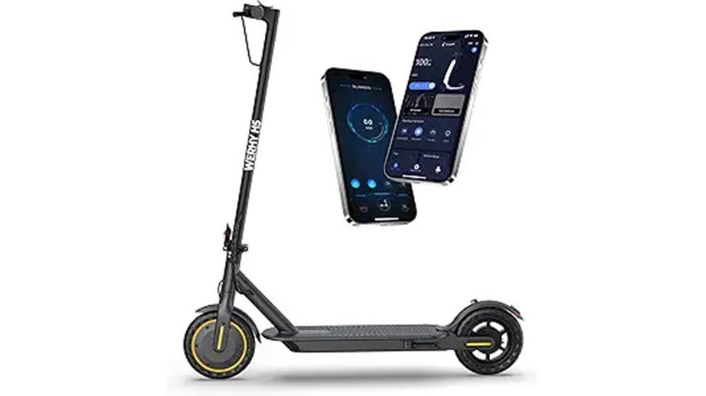 foldable electric scooter with powerful motor