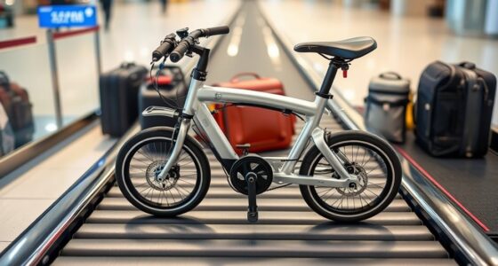 folding e bike air travel