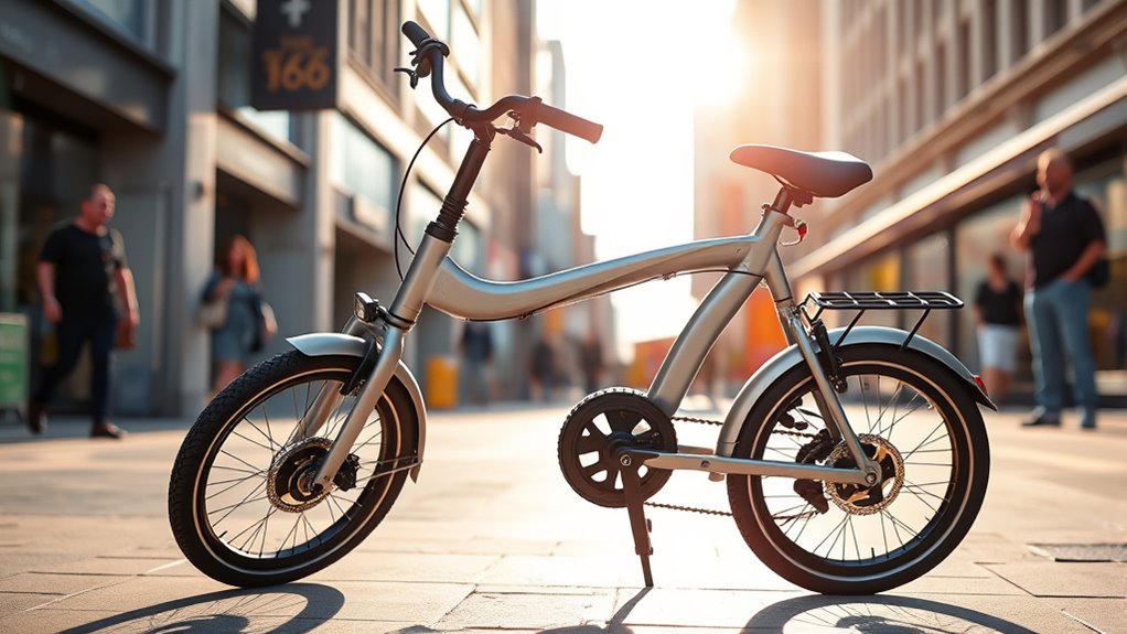 folding e bike as second vehicle