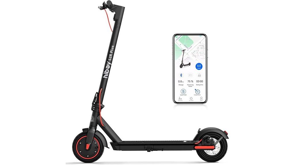 folding electric scooter range