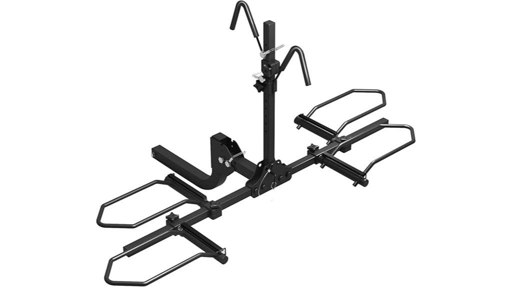 folding tow hitch bike rack