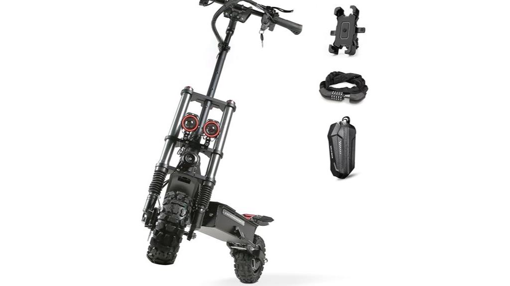 high power dual motor scooter