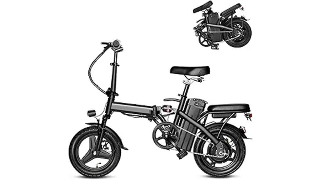 high powered foldable electric bike