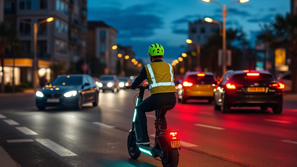 increase visibility with lights