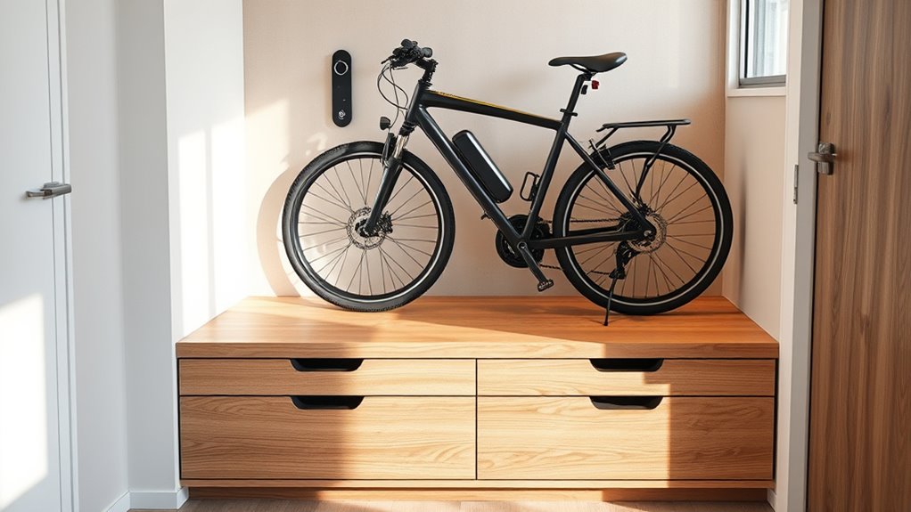 integrated storage for e bike