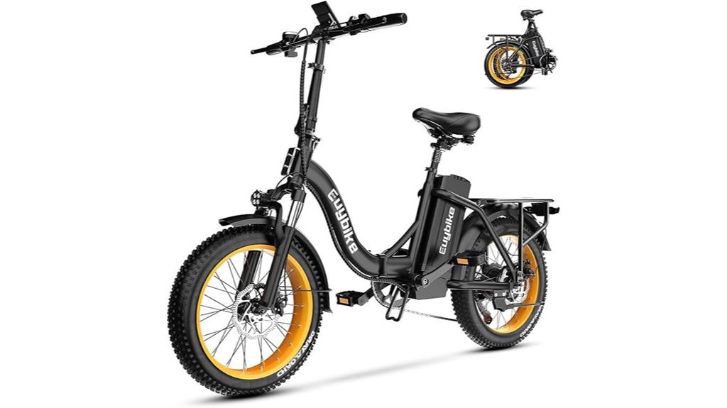 peak 1000w folding bike
