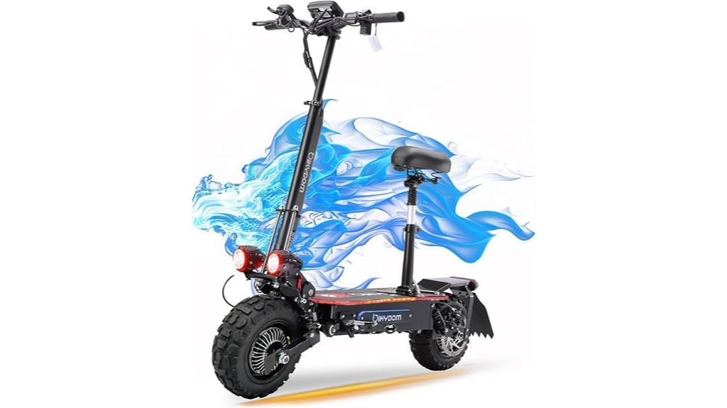 powerful dual motor scooter