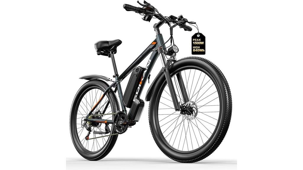 powerful electric mountain bike