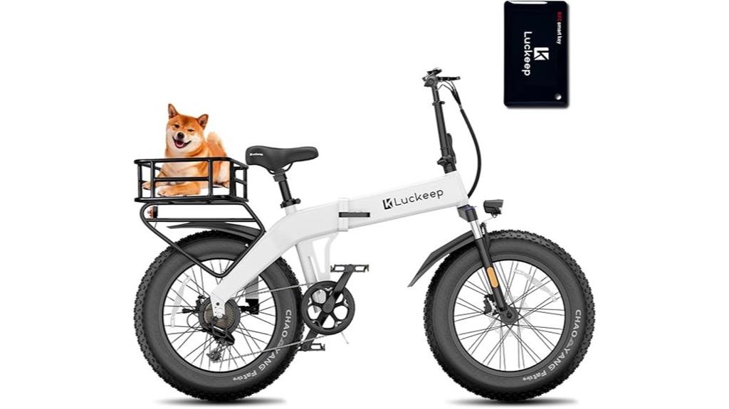 powerful foldable adult e bike