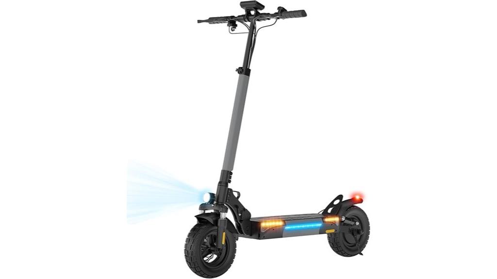 powerful foldable commuter scooter