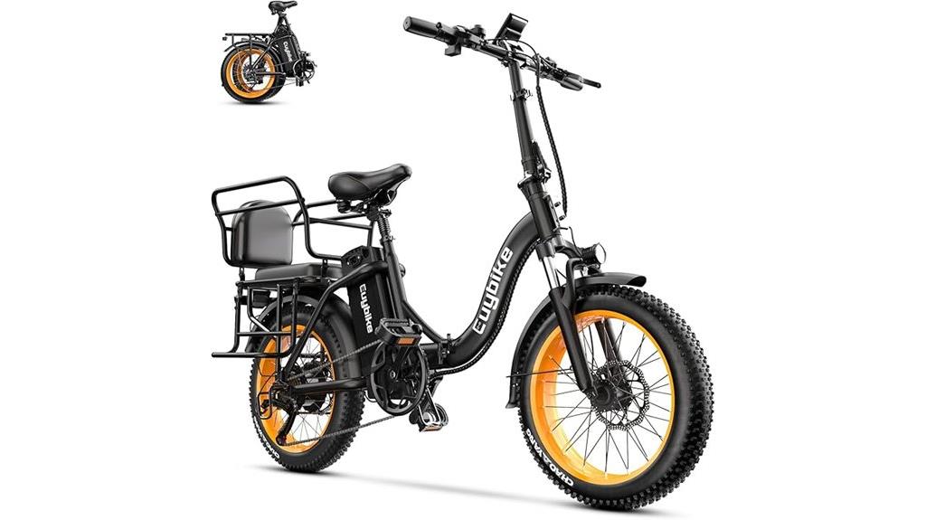powerful foldable e bike