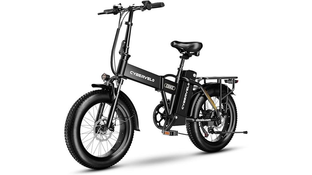 powerful foldable e bike