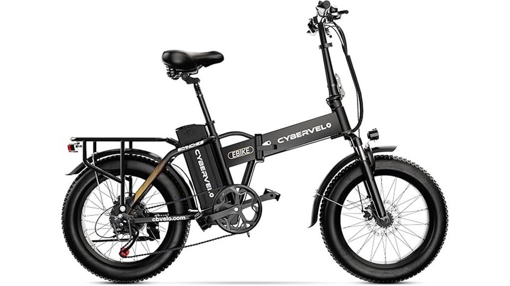 powerful foldable e bike