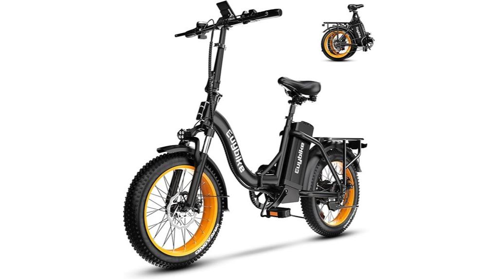 powerful foldable e bike