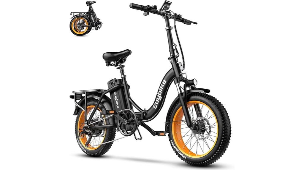 powerful foldable e bike
