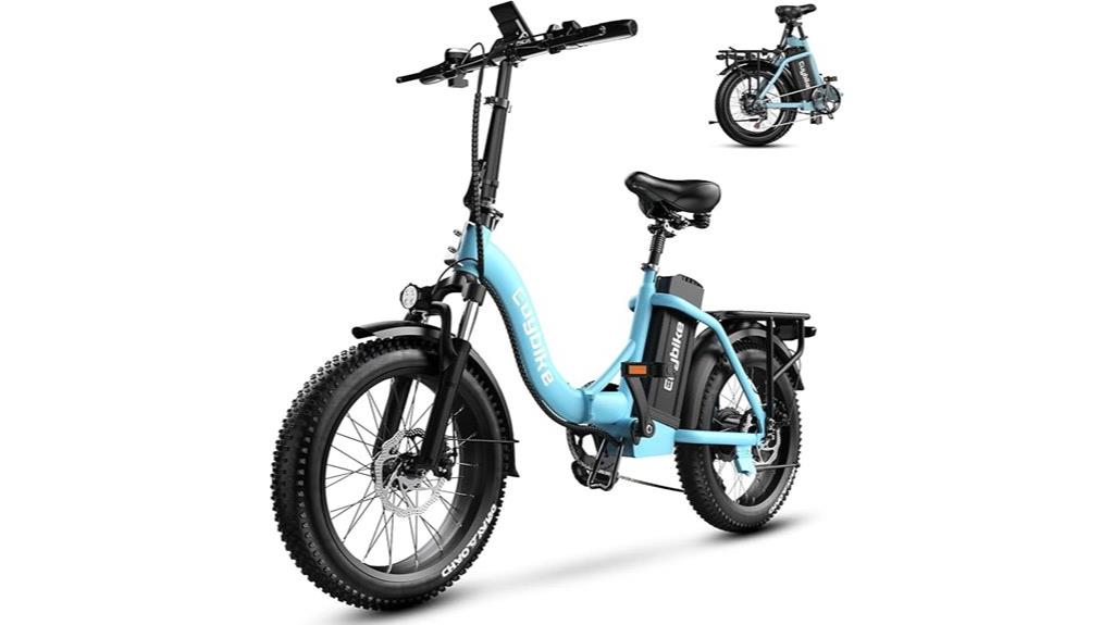 powerful foldable e bike