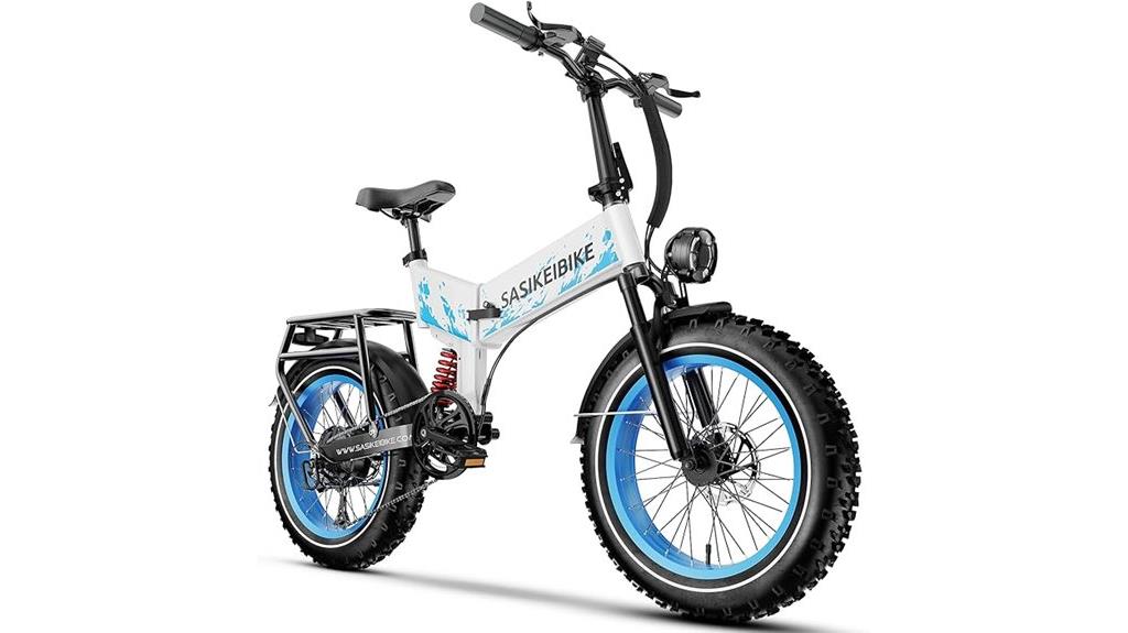 powerful foldable electric bicycle