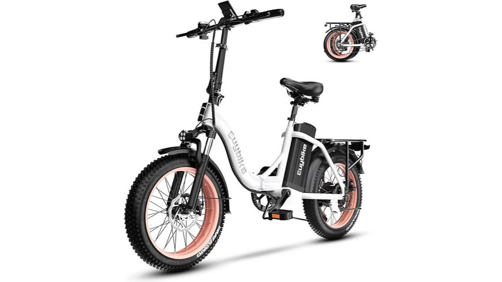 powerful foldable electric bike